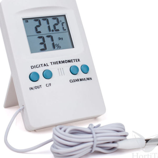 Higrómetro digital com termómetro (Vanguard Hydroponics)
