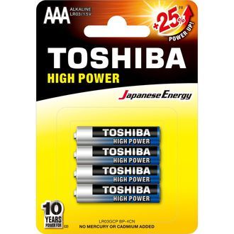 Pilha alcalina AAA (TOSHIBA)