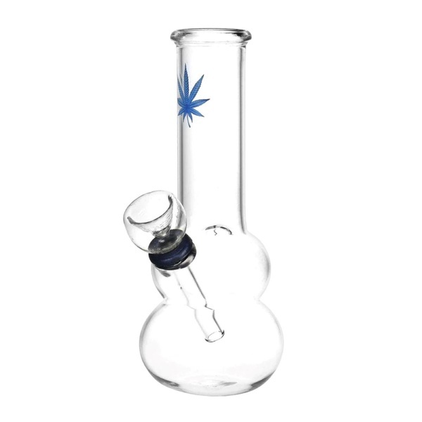 6" Lil Leaf Bong de Vidro