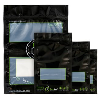 Bolsa com janela TerpLoc (Grove Bags)
