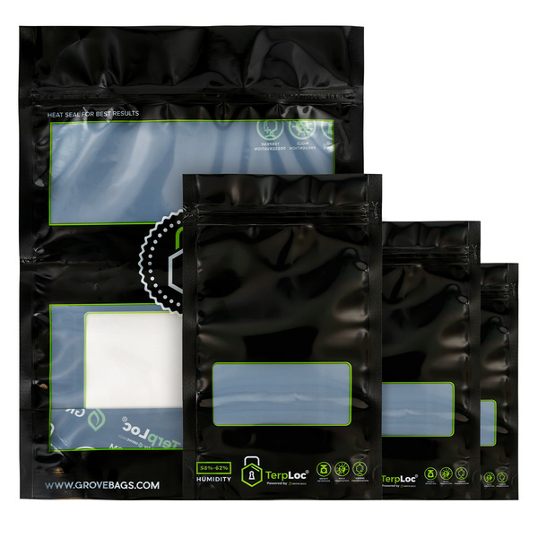 Bolsa com janela TerpLoc (Grove Bags)