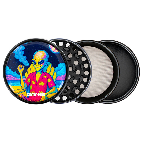 Coleção de moedores de metal Area 420 (Zamnesia) - 4 partes Ø63mm