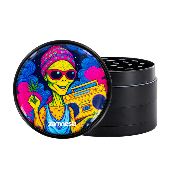 Coleção de moedores de metal Area 420 (Zamnesia) - 4 partes Ø63mm