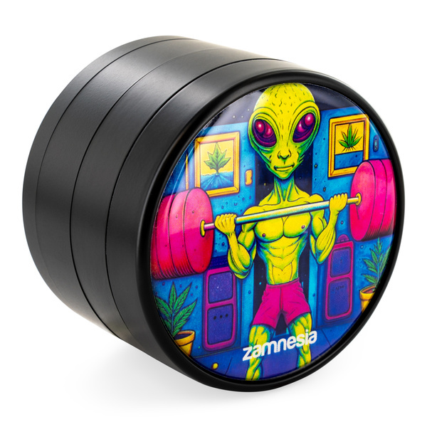 Coleção de moedores de metal Area 420 (Zamnesia) - 4 partes Ø63mm