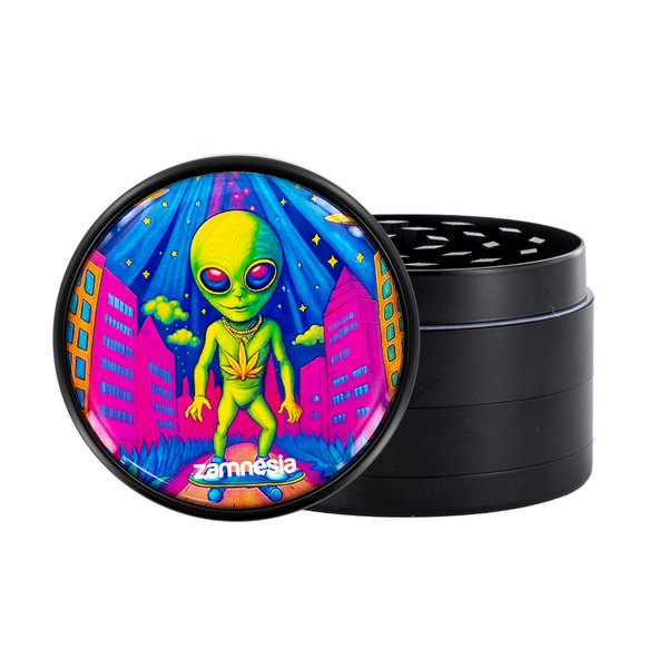 Coleção de moedores de metal Area 420 (Zamnesia) - 4 partes Ø63mm