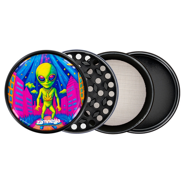 Coleção de moedores de metal Area 420 (Zamnesia) - 4 partes Ø63mm