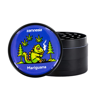 Colecção de moedores de metal Puff Pals (Zamnesia) - 4 partes Ø63mm