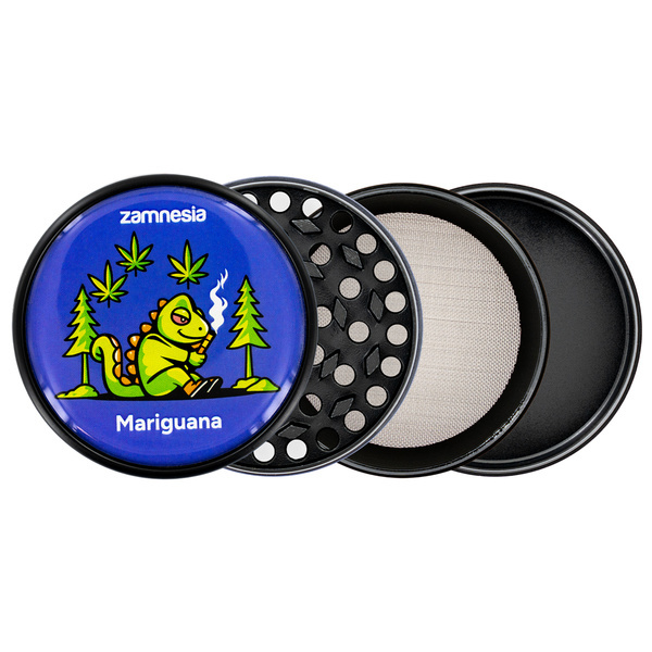 Colecção de moedores de metal Puff Pals (Zamnesia) - 4 partes Ø63mm