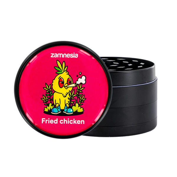 Colecção de moedores de metal Puff Pals (Zamnesia) - 4 partes Ø63mm