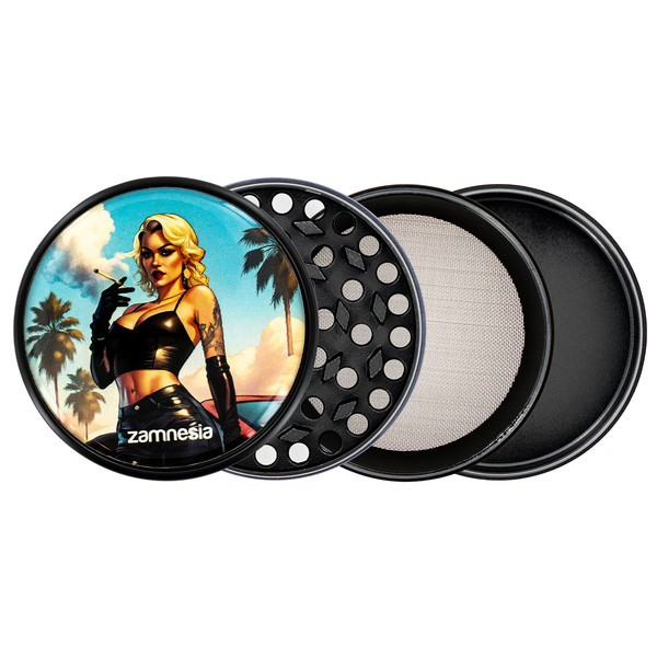 Coleção de moedores Bad Bitches Metal (Zamnesia) - 4 partes Ø63mm