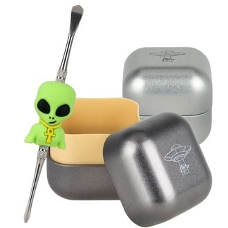 Conjunto Alien Dab Tool & UFO Concentrate Jar