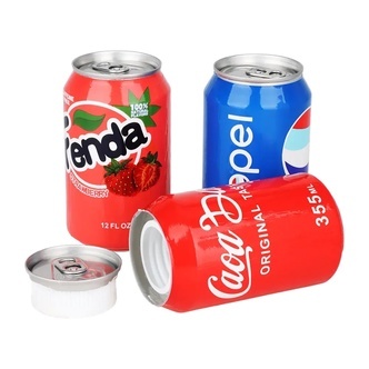 Cofre Discreto em Lata de Refrigerante