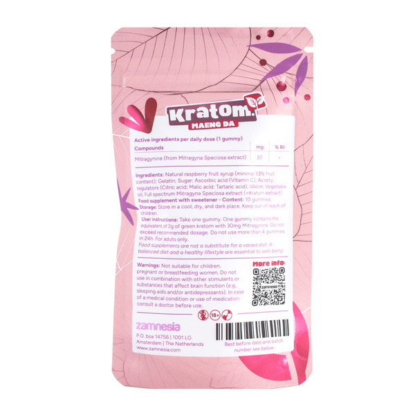 Gomas de kratom 30 mg (Zamnesia)