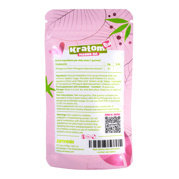 Gomas de kratom 30 mg (Zamnesia)