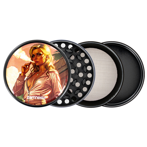 Colecção de moinhos de metal Bad Bitches (TRIBE) - 4 partes Ø63mm