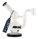 Micro bong de vidro redondo (Groove)