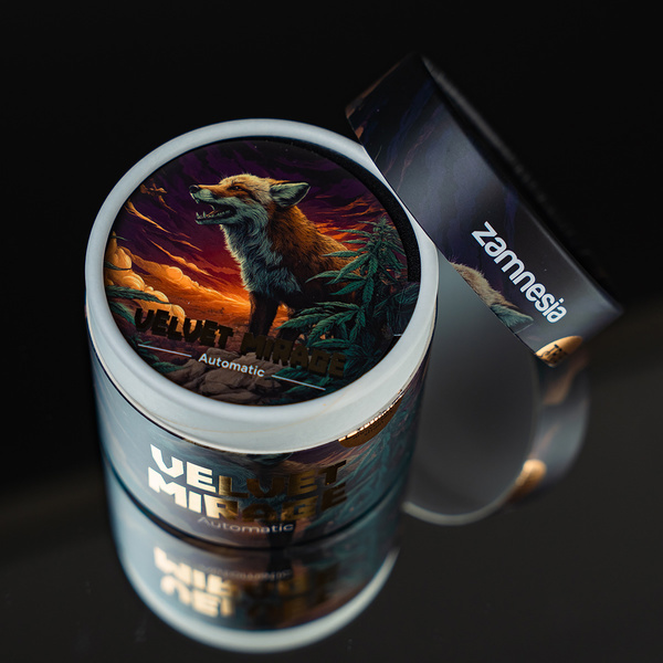 Velvet Mirage Autoflower (Zamnesia Seeds) – 4 Sementes Femininas + Grinder