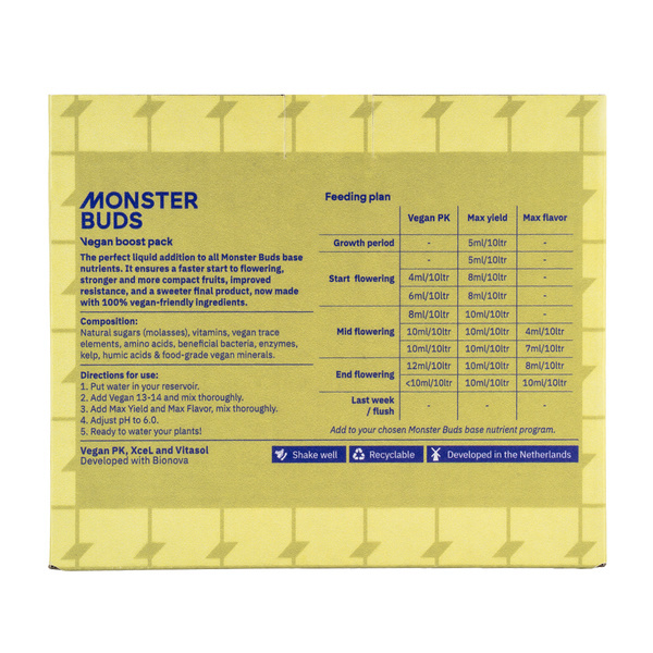 Pack Vegan Boost - Monster Buds