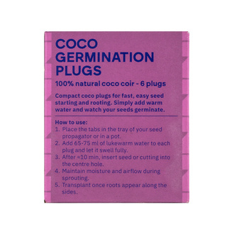 Plugues de Germinação de Coco (Pack de 6)