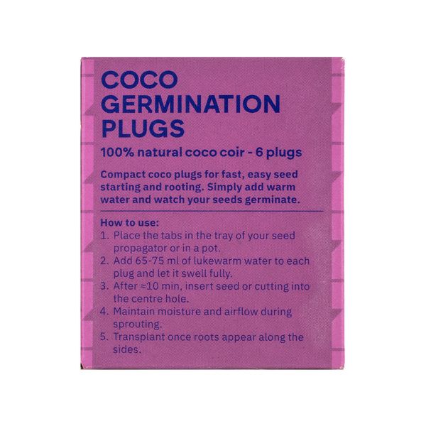 Plugues de Germinação de Coco (Pack de 6)