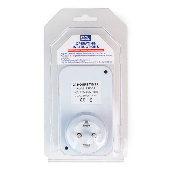 Temporizador de tomada 24 h (Zamnesia)