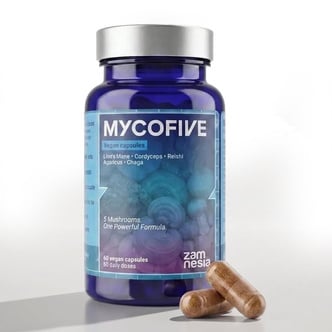 MycoFive C&aacute;psulas de Cogumelos (Zamnesia)
