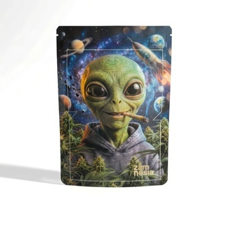Saco de Armazenamento Cosmic Flower Power com Fecho Z-Lock (Grande)