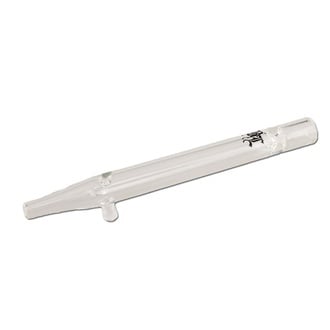 One Hitter de vidro com batente anti-rolamento (Black Leaf)