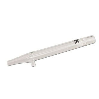 One-Hitter de Vidro com Roll Stop (Black Leaf)