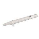 One-Hitter de Vidro com Roll Stop (Black Leaf)
