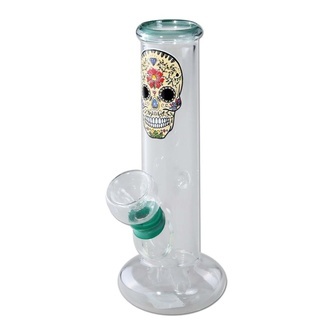 Mini bong de vidro Skull (Near Dark)