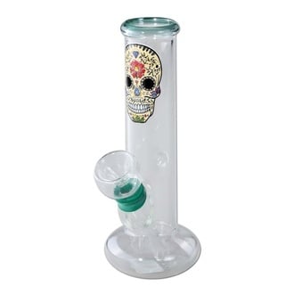 Mini bong de vidro Skull (Near Dark)