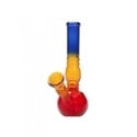 Bong de vidro Rasta reto