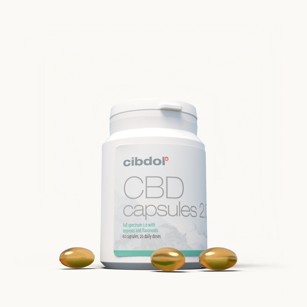 Cápsulas moles de CBD 20% 2000 mg (Cibdol)