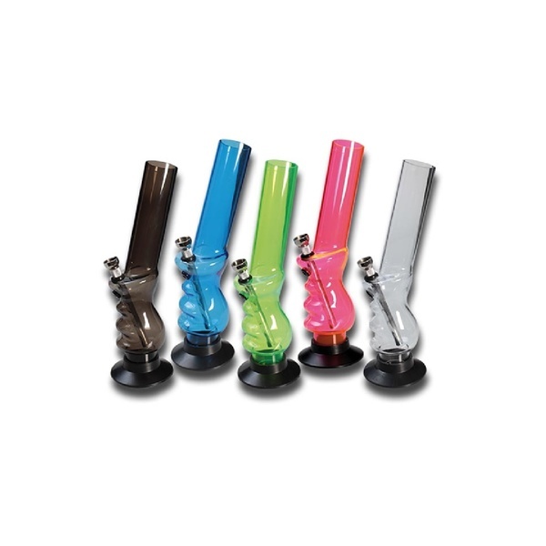 Bong em acrílico de tubo reto