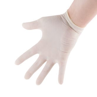 Luvas de látex