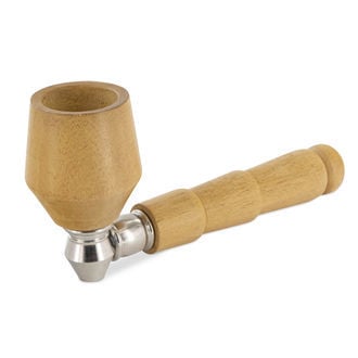 Cachimbo inteligente em madeira e metal