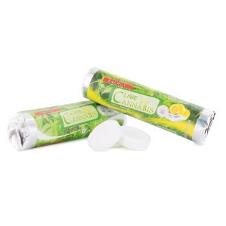 Rebuçados de canábis com dextrose