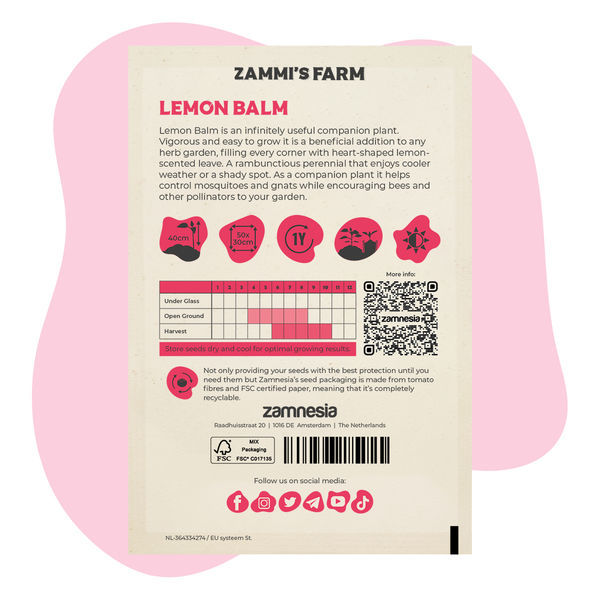 Pack de Amostras de Erva-cidreira (Melissa officinalis)