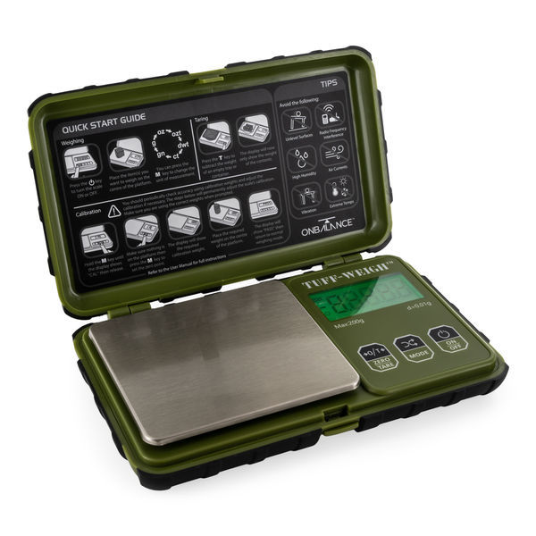 Balança Tuff-Weigh resistente a impactos (200 x 0,01g)
