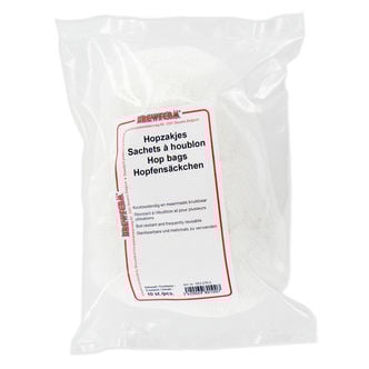 Sacos para fervura de lúpulo em musselina (10 unidades)
