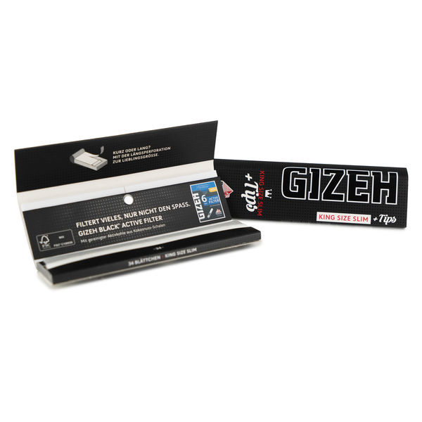 Gizeh King Size Slim Papel de enrolar + Filtros