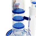 Bong de vidro 'Triple HoneyComb'
