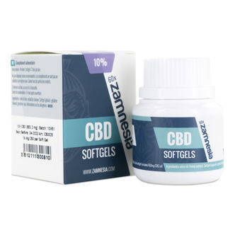 Cápsulas Softgel de CBD 10% (Zamnesia)