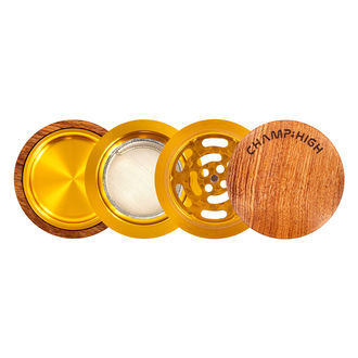 Champ High Grinder em Alumínio/Madeira