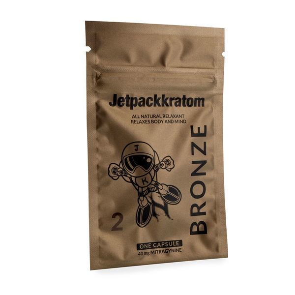 Jetpackkratom Bronze 40mg Extracto – Cápsulas