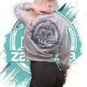 Zamnesia crop top sweater | mulher