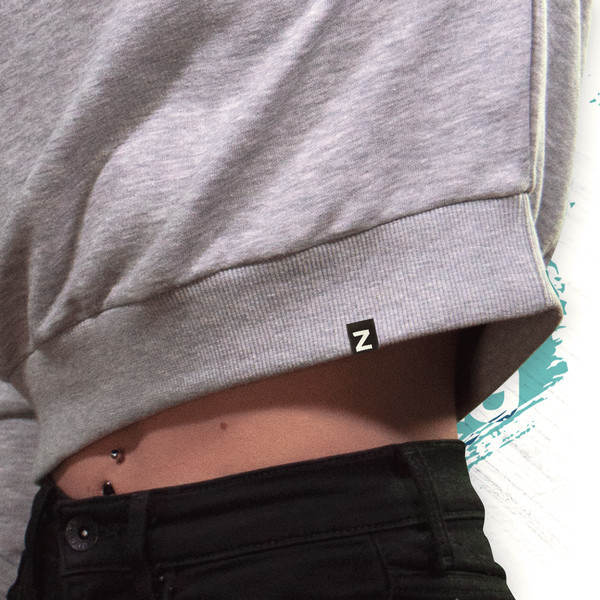 Zamnesia crop top sweater | mulher