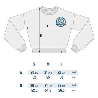 Zamnesia crop top sweater | mulher