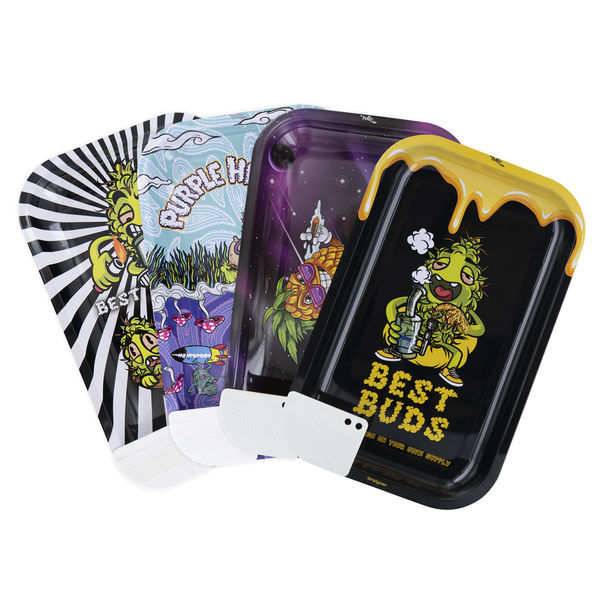 Tabuleiro Metálico para Enrolar Best Buds – Grande